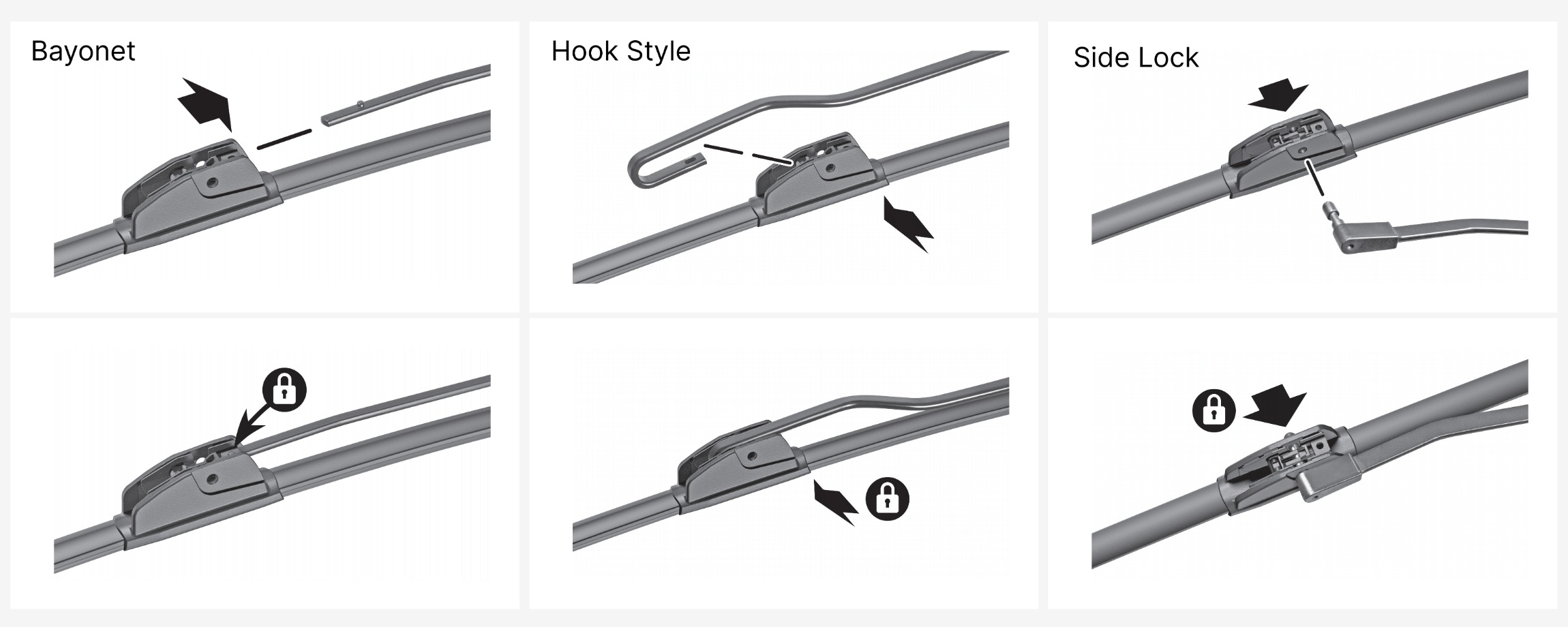 Wiper Blades Installation Guide
